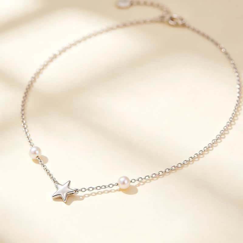 Delicate Star-Charm Choker Necklace